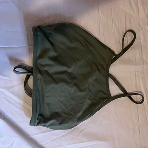 Aerie Deep Green Bikini Top